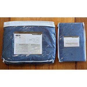 HomeStyles Twin Sheet set + 2 Standard Pillowcases